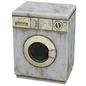 Old Front Loading Automatic Washing